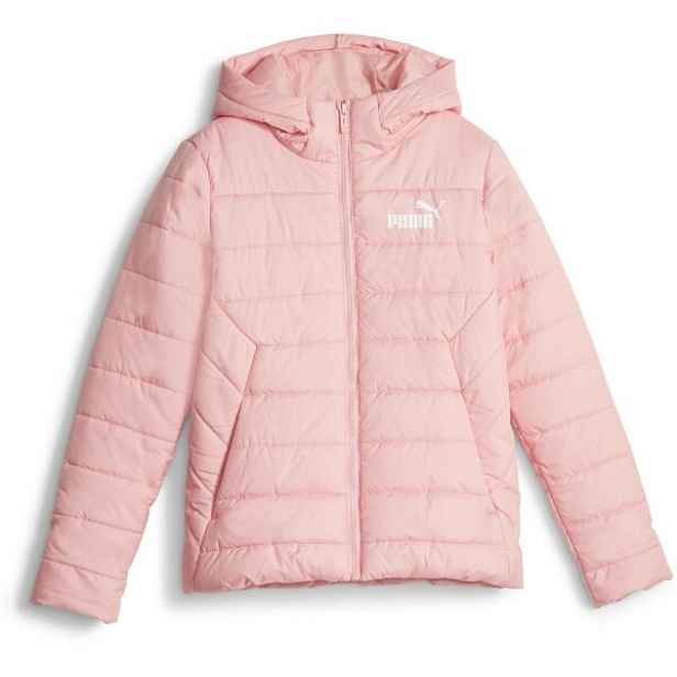 Puma ESSENTIALS HOODED PADDED JACKET Dívčí bunda