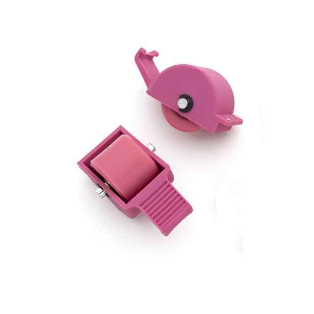 Breezy Rollers - Sada náhradních koleček - Fuchsia/Fuchsia