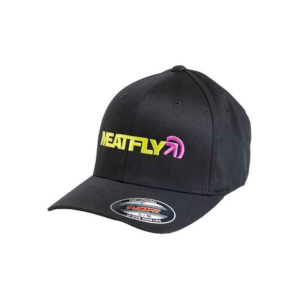 Meatfly kšiltovka Zedd Flexfit Lime