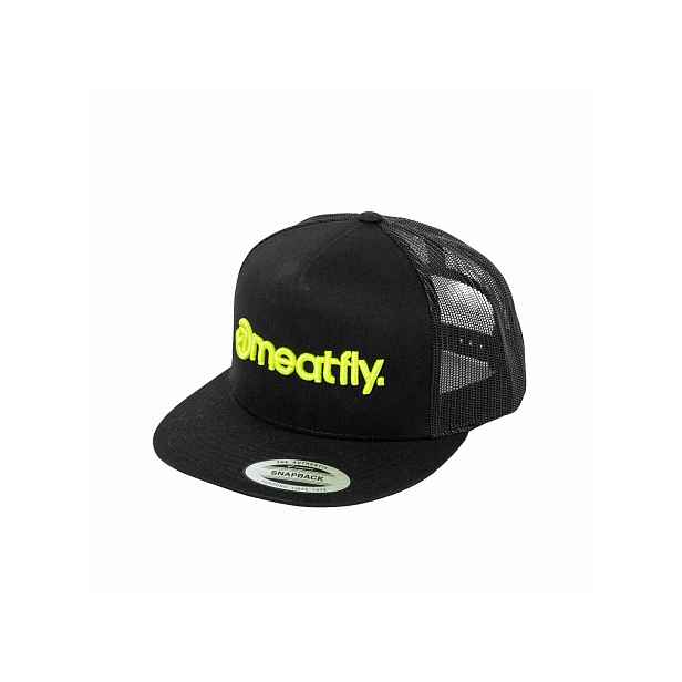 Meatfly kšiltovka Mateo Trucker Snapback Lime | Velikost One Size