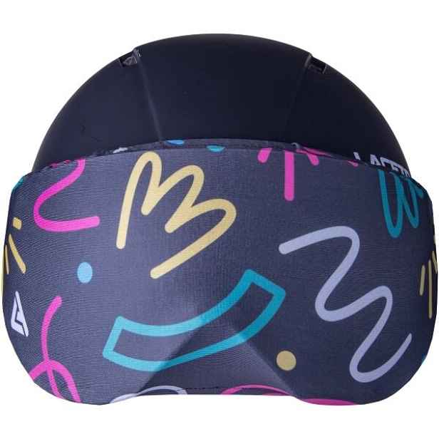 Laceto SKI HELMET VISOR COVER COLOR LINES Látkový kryt visiorů lyžařských přileb, mix