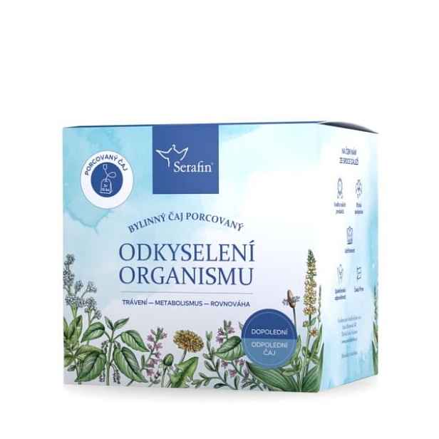 SERAFIN ODKYSELENÍ ORGANISMU 2X30 G Bylinný čaj na odkyselení , G