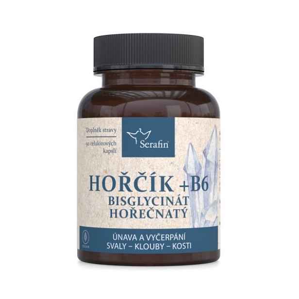 SERAFIN HOŘČÍK + B6 90 KAPSLÍ Minerální kapsle
