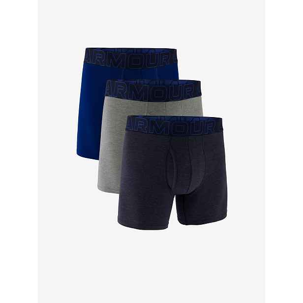 Sada tří boxerek Under Armour UA Perf Cotton 6in