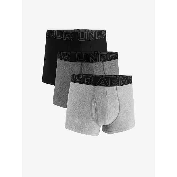 Šedo- sada tří boxerek Under Armour UA Perf Tech 3in