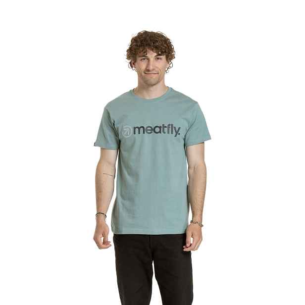 Meatfly pánské tričko Joe Dusty Mint | 100% bavlna