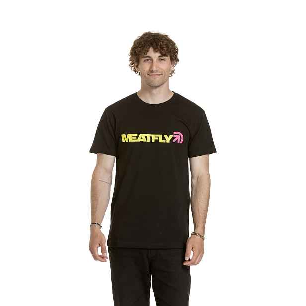 Meatfly pánské tričko Logex Lime | 100% bavlna