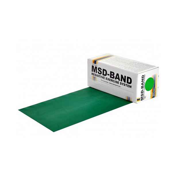 MSD BAND MSD-BAND Cvičební pás Latex Free, 5.5m tuhý, (krabička)