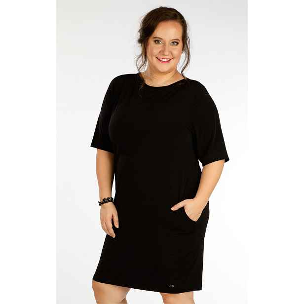 Dámské šaty pro plnoštíhlé plus size 5g016 litex xl