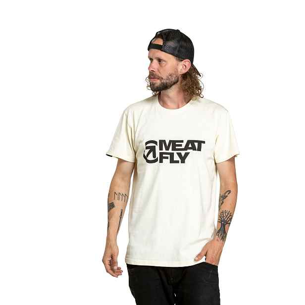 Meatfly pánské tričko Revital Cream | 100% bavlna
