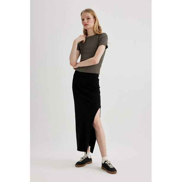 DEFACTO Corduroy Camisole Maxi Skirt