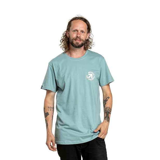 Meatfly pánské tričko Arrow Dusty Mint | 100% bavlna