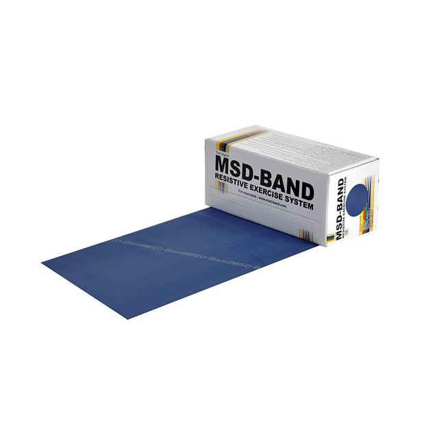 MSD BAND MSD-BAND Cvičební pás Latex Free, 5.5m extra tuhý, (krabička)