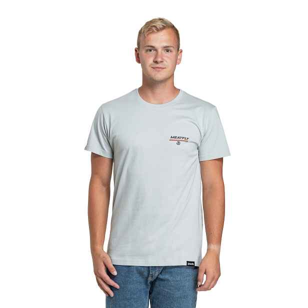 Meatfly pánské tričko Racing Spirit Stone | 100% bavlna