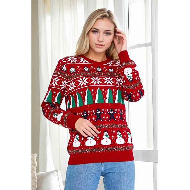 88147 Dewberry Christmas Womens Sweater -1