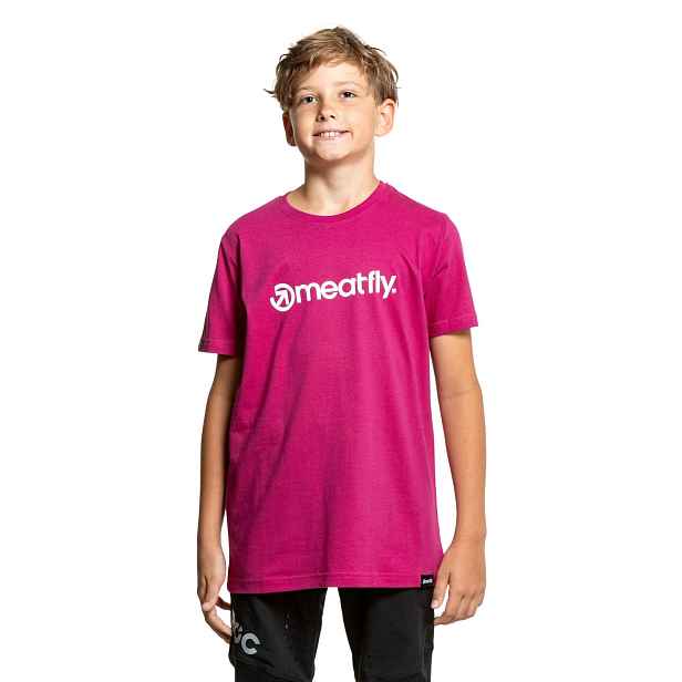 Meatfly dětské tričko Bart Magenta | 100% bavlna