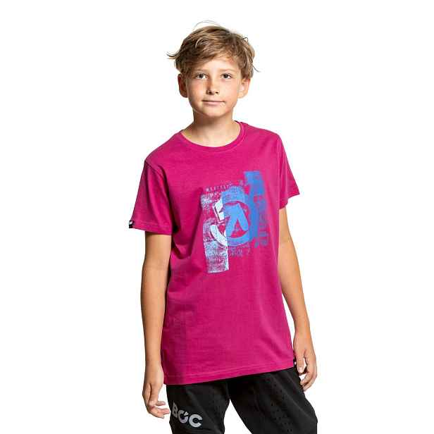 Meatfly dětské tričko Artee Magenta | 100% bavlna