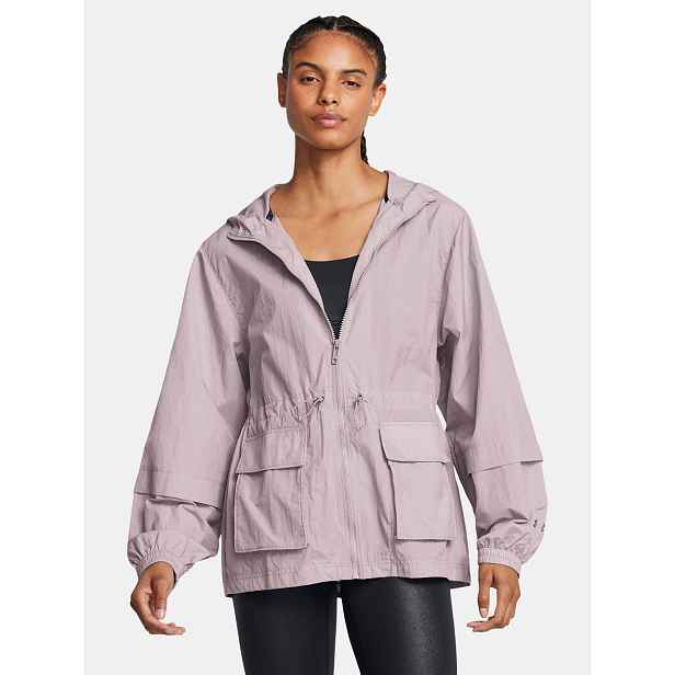 Under Armour Dámská bunda Crinkle Woven Jacket - Dámské