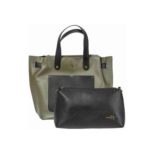 Meatfly kabelka Alma Olive | Objem 13
