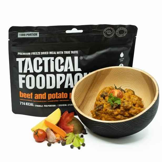 TACTICAL FOODPACK HOVĚZÍ BRAMBOREM 100 G Jídlo
