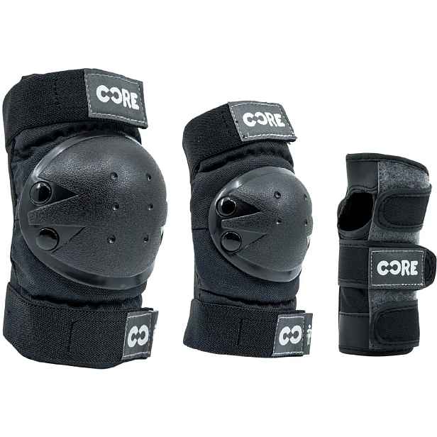 CORE - Junior Skate Pads 3Pack - dětská sada chráničů Velikost: