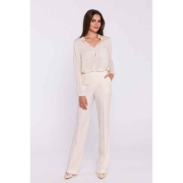 Stylove Woman's Bootcut trousers - ivory