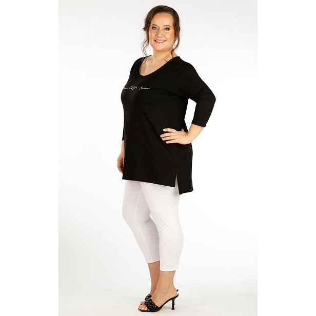 Dámské 7/8 legíny pro plnoštíhlé plus size 5g178 litex 3xl