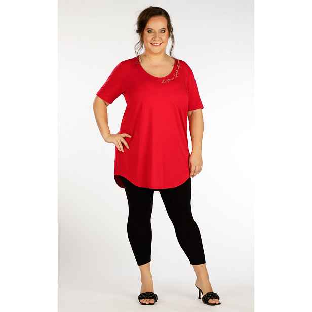 Dámské 7/8 legíny pro plnoštíhlé plus size 5g182 litex xl