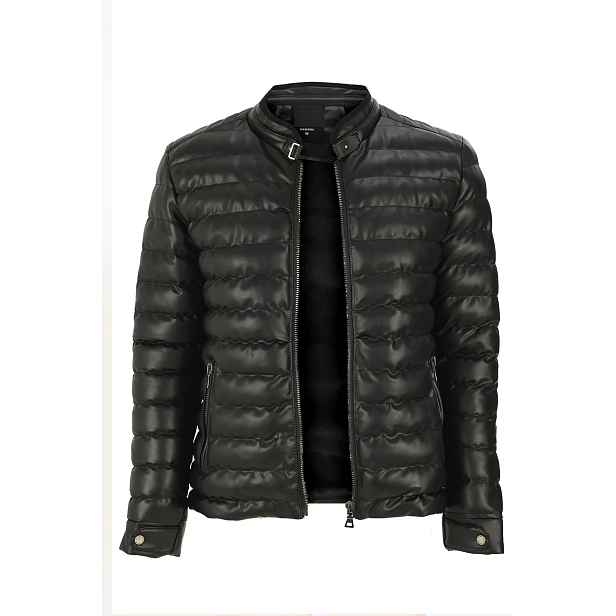 74456 Dewberry Slim Fit Puffer Mens PU Jacket