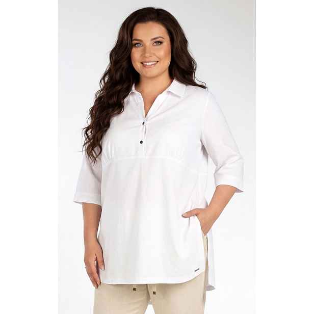 Dámská polokošile pro plnoštíhlé plus size 5g111 litex xl