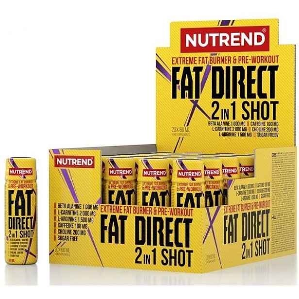 Nutrend FAT DIRECT SHOT Spalovač tuků