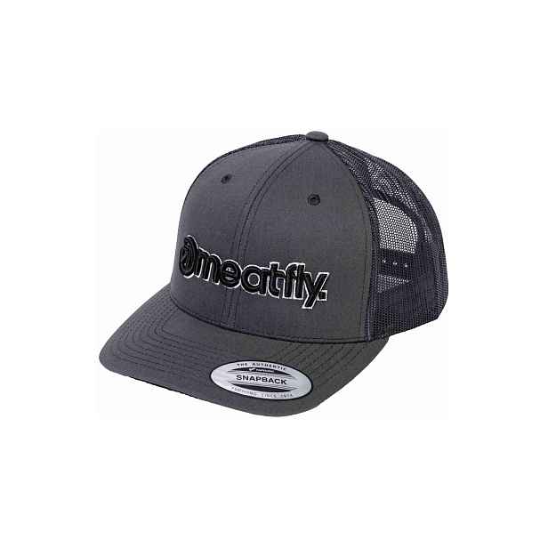 Meatfly kšiltovka MF Logo Trucker / Dark | Velikost One Size