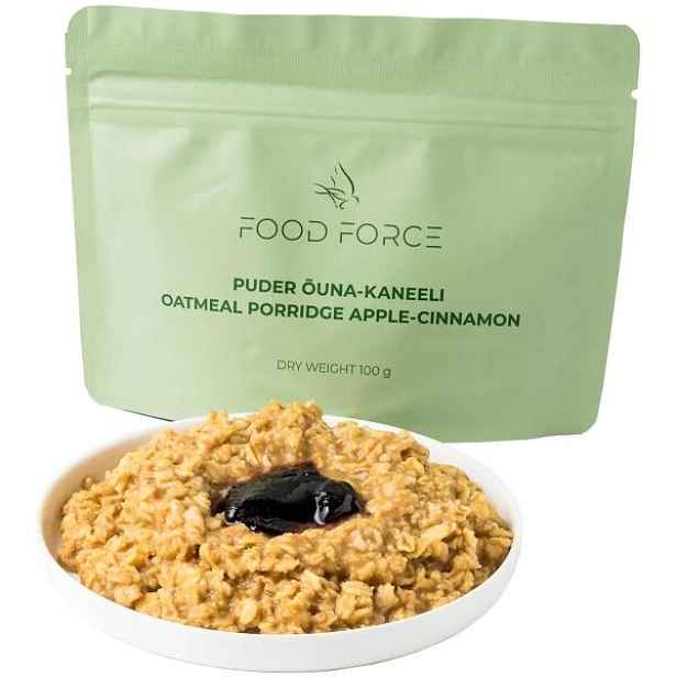 FOOD FORCE JABLKO-SKOŘICE 100G Ovesná kaše