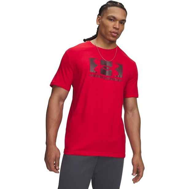 Under Armour CENTER BOXED LOGO SS Pánské tričko