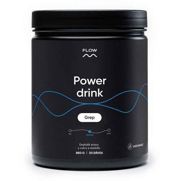 FLOW POWER DRINK GREP 860 G Iontový nápoj , G