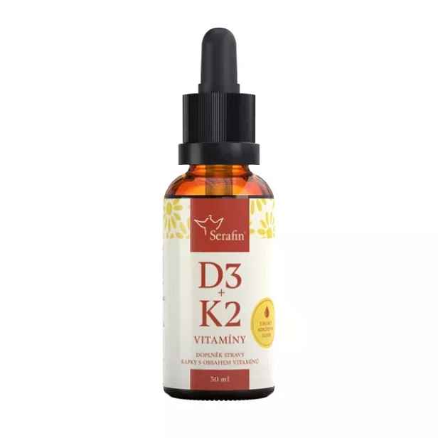 SERAFIN D3+K2 30 ML Vitamínové kapky , ML