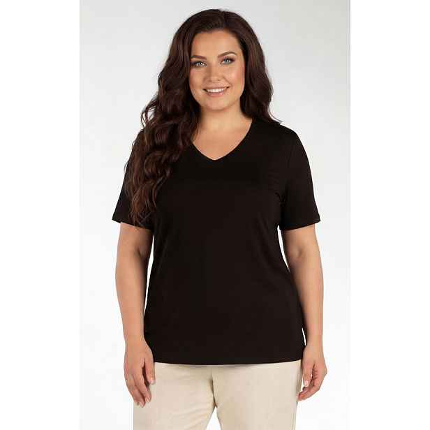 Dámské triko pro plnoštíhlé plus size 5g181 litex xl