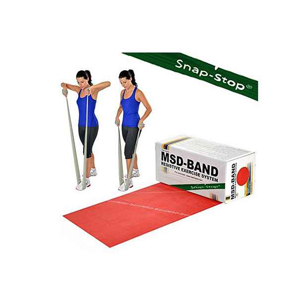 MSD BAND MSD-BAND Cvičební pás Latex Free, 5.5m střední, (krabička)