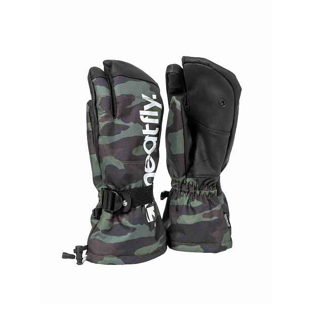 Meatfly pánské rukavice Limp Rampage Camo