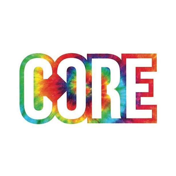CORE - Classic Scooter Sticker - Tie Dye - Samolepka