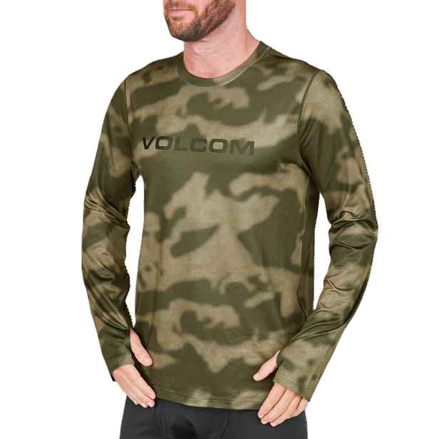 Volcom pánské tričko V-Science Crew Camouflage | Maskáč