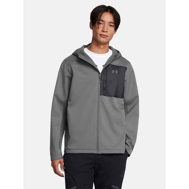 Pánská bunda Under Armour SHIELD HOODED JACKET-GRY - Pánské