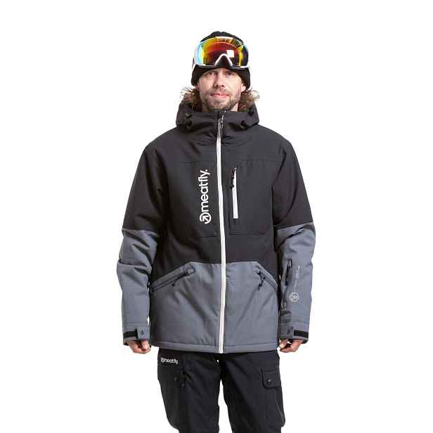 Meatfly pánská SNB & SKI bunda Helios Dark
