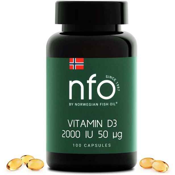 NFO VITAMIN D3 2000 IU 100 CAPSULES Vitaminový doplněk
