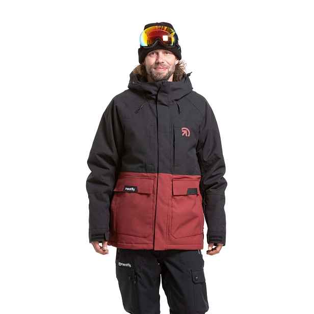 Meatfly pánská SNB & SKI bunda Vertigo Merlot