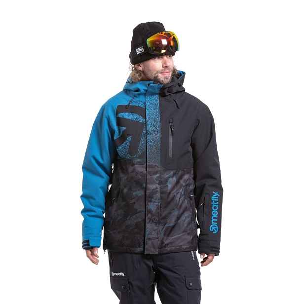 Meatfly pánská SNB & SKI bunda Shader / Mossy Petrol
