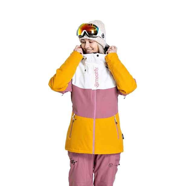 Meatfly dámská SNB & SKI bunda Kirsten / Sunflower