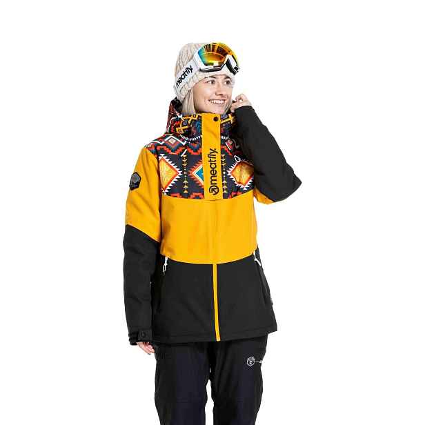 Meatfly dámská SNB & SKI bunda Kirsten Sunflower / Jones