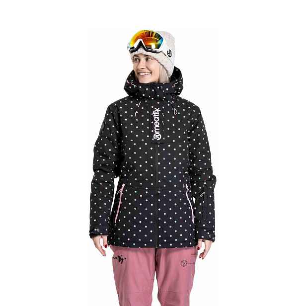 Meatfly dámská SNB & SKI bunda Kirsten Dusty Color Dots