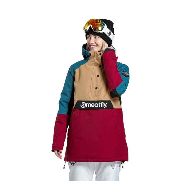 Meatfly dámská SNB & SKI bunda Aiko Beet
